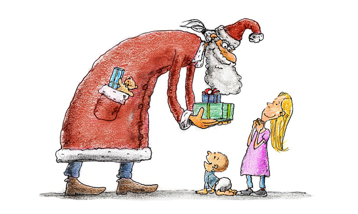 在這個圣誕節(jié)，圣誕爺爺收到了一個非常珍貴的禮物